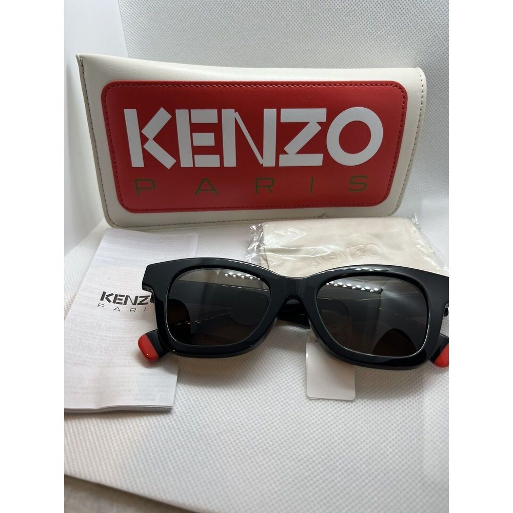 KENZO Paris AKA Cat Eye Sunglasses 50 - 19 - 145 Black MSRP $200